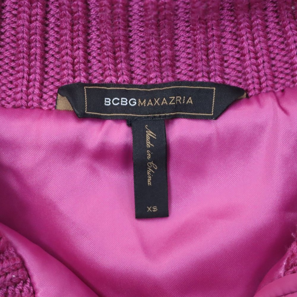 BCBG Max Azria Womens XS Snap Quilted Collared Vest - Picture 5 of 5